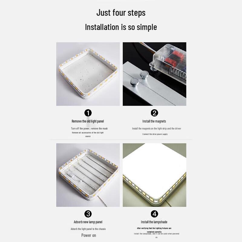 Super Bright LED Ceiling Light Strip Replacement