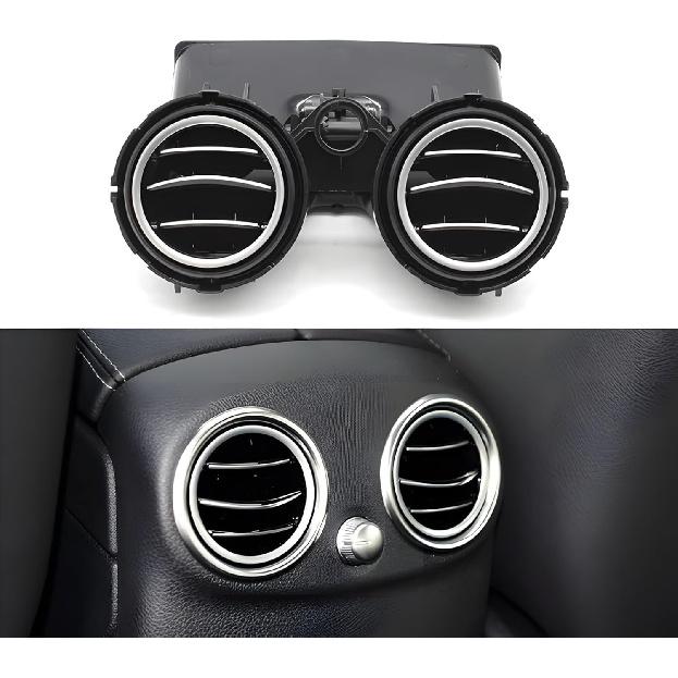 Compatible For Front Central Left Right Rear Air Conditioning AC Vent Outlet Assembly Compatible For Benz C Class W205 GLC W253(Model B Rear 1PC)