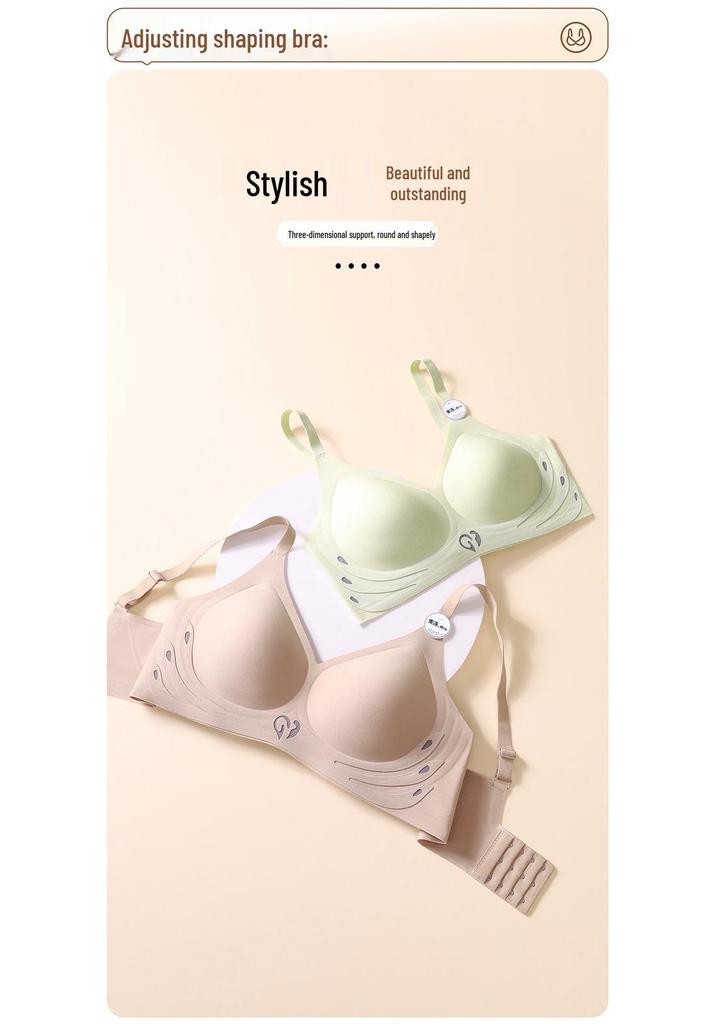 Vcteorai Seamless Support: Spring/Summer Thin Small Bust Bra - Comfortable, Anti-Sagging, Beautiful Back Design