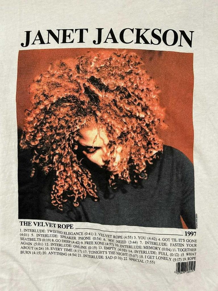 Rare Janet Jackson Music T-shirt S To 5XL NZ500