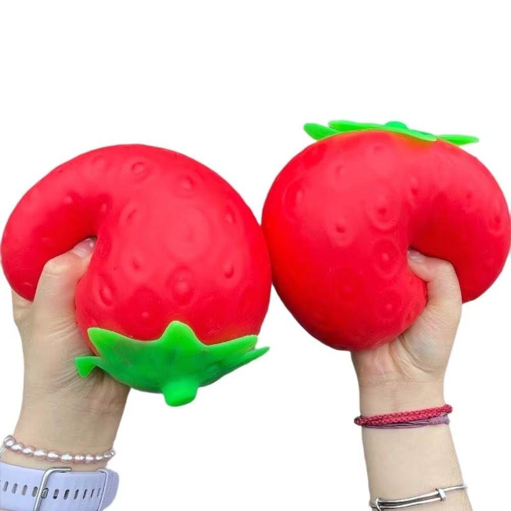 Fruit Ball Strawberry Slow Rebound Toy Slow Rebound Fruit Squeeze Toy Children Toys