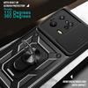 For Xiaomi 13 Pro 5G Ring Holder Kickstand Phone Case PC+TPU Slide Camera Protector Back Cover