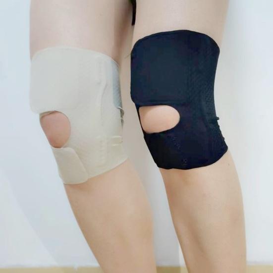 Unisex Knee Pad Ultrathin Good Breathability High Elasticity Fabric Sports Compression Knee Brace Knee Sleeve Patella Pad Bilateral Stabilizer