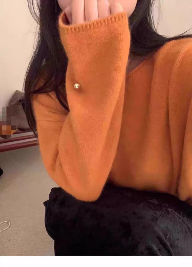 100% Pure Wool Pullover Sweater for Women: Soft, Cozy, Loose Fit for Autumn/Winter