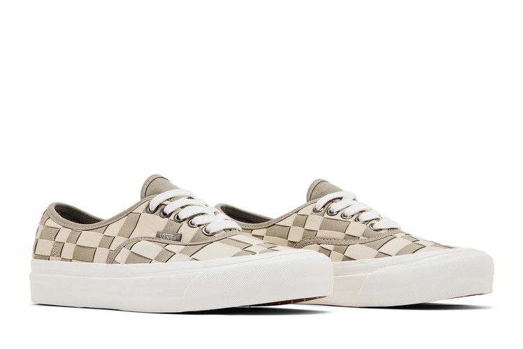 Vans Authentic 44 DX 'Woven Check - Brown Khaki' Men's Sneakers