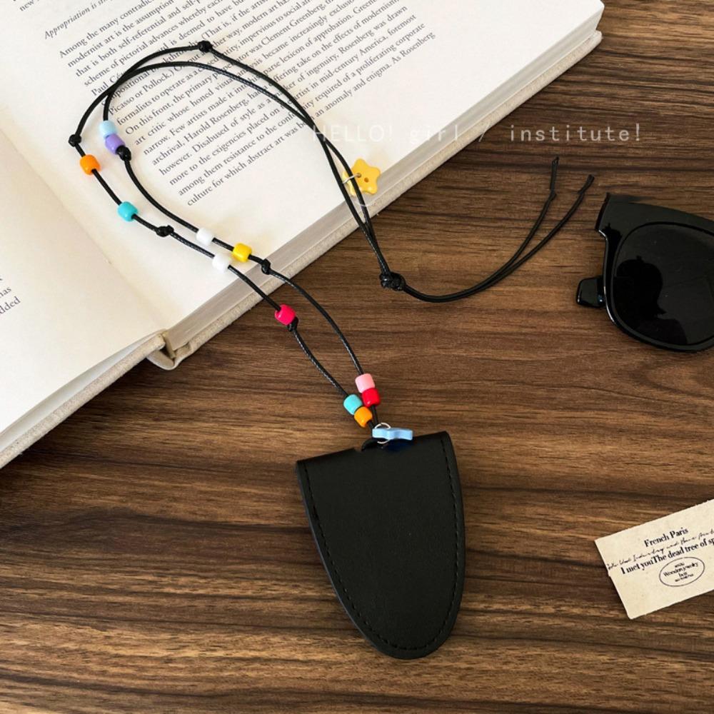 

Anti-lost Pu Leather Magnetic Glasses Clip Star Sunglasses Lanyard Sunglasses Glasses Holder Kids чёрный