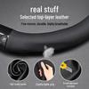 Genuine Leather Steering Wheel Cover for Qoros 3, 3 SUV, and 5 SUV - Four Seasons Universal Fit