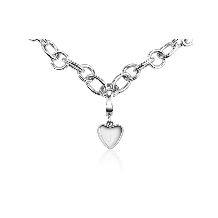 Calvin Klein Wish Series Free Cuban Lock Necklace With Detachable Pendant Unisex necklace KJ12FN0102 Necklace+Perfume Bottle Pendant KJ12GA0103