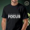 Focus Letter Minimalist Motorcycle T Shirt Cotton Men And Women Aesthetic High Quality Unisex T