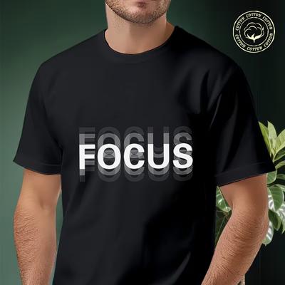 Fokus Brief Minimalistisches Motorrad T-Shirt Baumwolle Herren und Damen Ästhetisch Hohe Qualität Unisex T