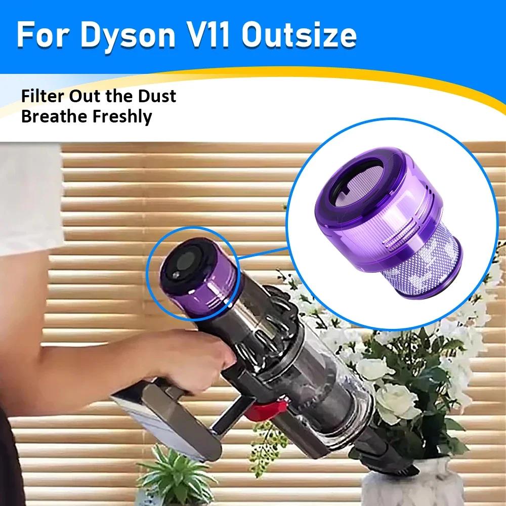 1/2/4pcs Hepa Filter For Dyson V11 Outsize/V11 Outsize Absolute+ Vacuum Cleaner For Household Cleaning Strainer Accessories Part
