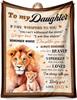 Gifts To My Uncle Blanket from Niece Nephew Lion Blanket Birthday Festival Idea Gift for Family Super Soft Flannel Throw Blanket