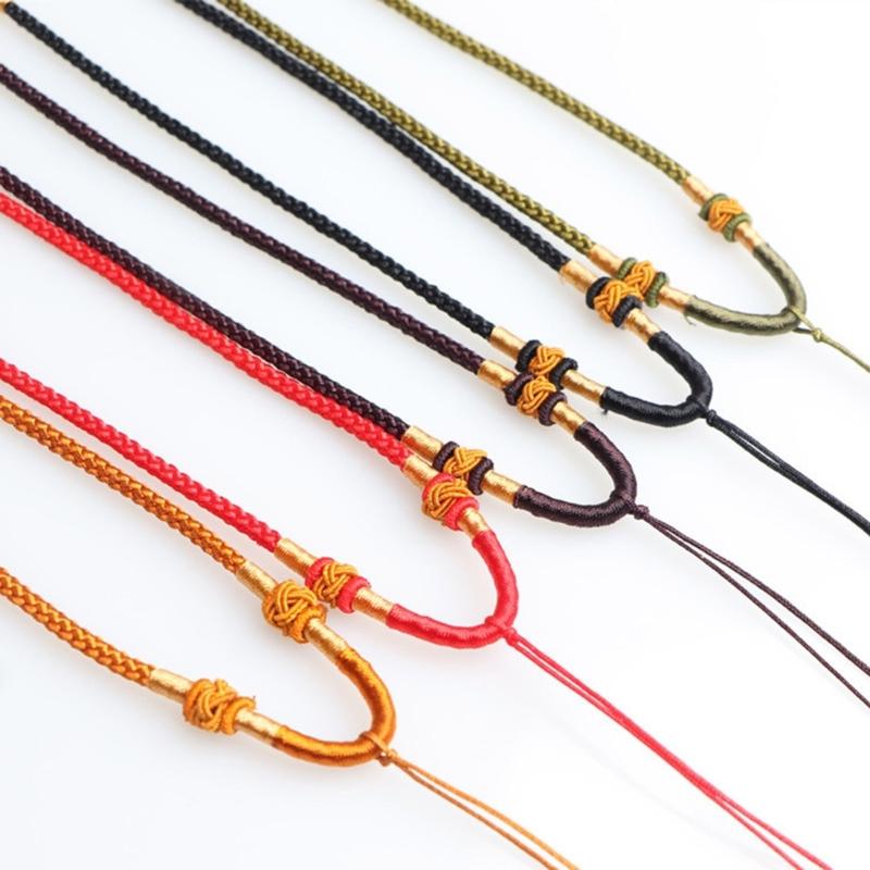 Braided Adjustable Length Necklace Cord Traditional Chinese Necklace Chain Long Necklace Rope Perfect for Daily Wear