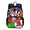 Friday Night Funkin Round Front Bag Backpack Versatile Fashion Trend Cartoon Boy and Girl School Birthday Best Gift