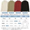 Augseed Knit High Ribbed Long Loose Korean Cable Elegant Pattern Women's Sweater, Neck, Knit, Sleeve, Fall/Winter Top, Turtleneck, Pullover, Thick,