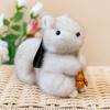 Cute Gourd Plush Bunny Keychain With Animal Plush Decor For Car And Bag Accessories
