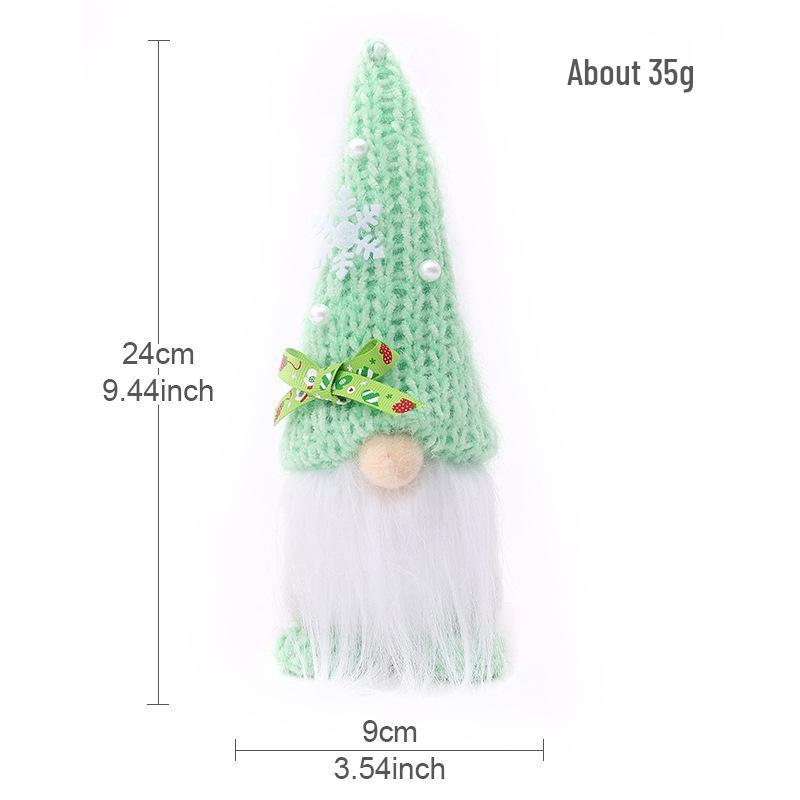 Festive Gnome Rudolph Figure: Christmas & Valentine s Day Window Display Decoration