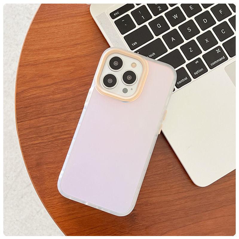 Applicable To Apple 16 Gradient Laser Phone Case Matte IPhone 15 ProMax Anti Fall 14 Anti Fall 13 Protection Case