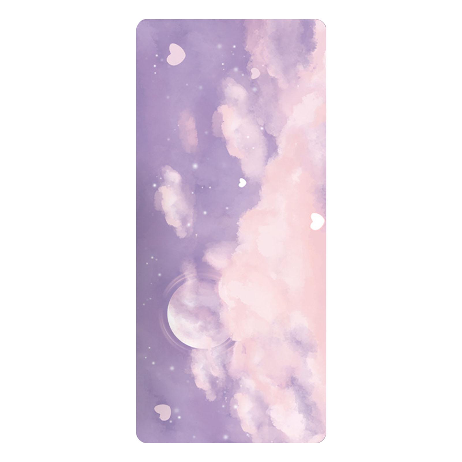 

Коврик для мыши большой мультяшный пейзажный узор резиновая основа утолщенный коврик для клавиатуры и мыши 800x300x3мм тип 2 800x300x3mm