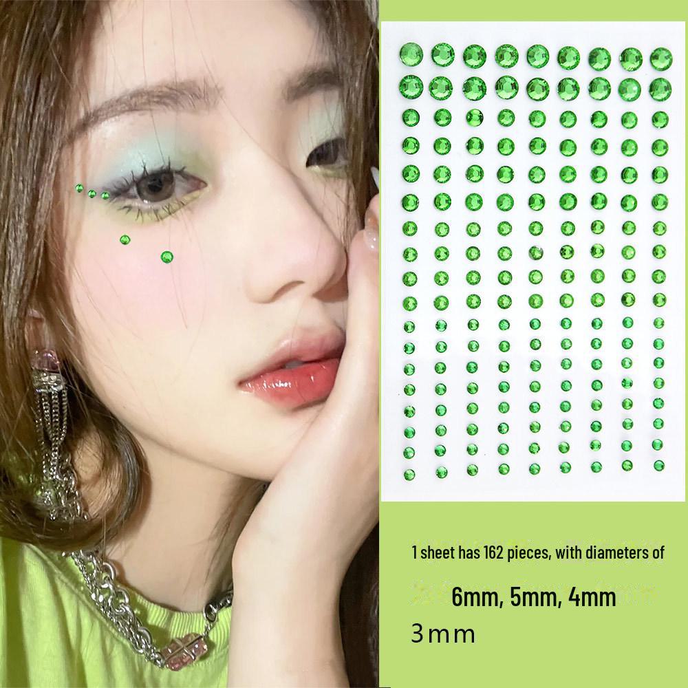 Pearl & Rhinestone Face Gems: Cross-Border Water Drop Diamond Stickers for Eye Decoration & Performance Makeup