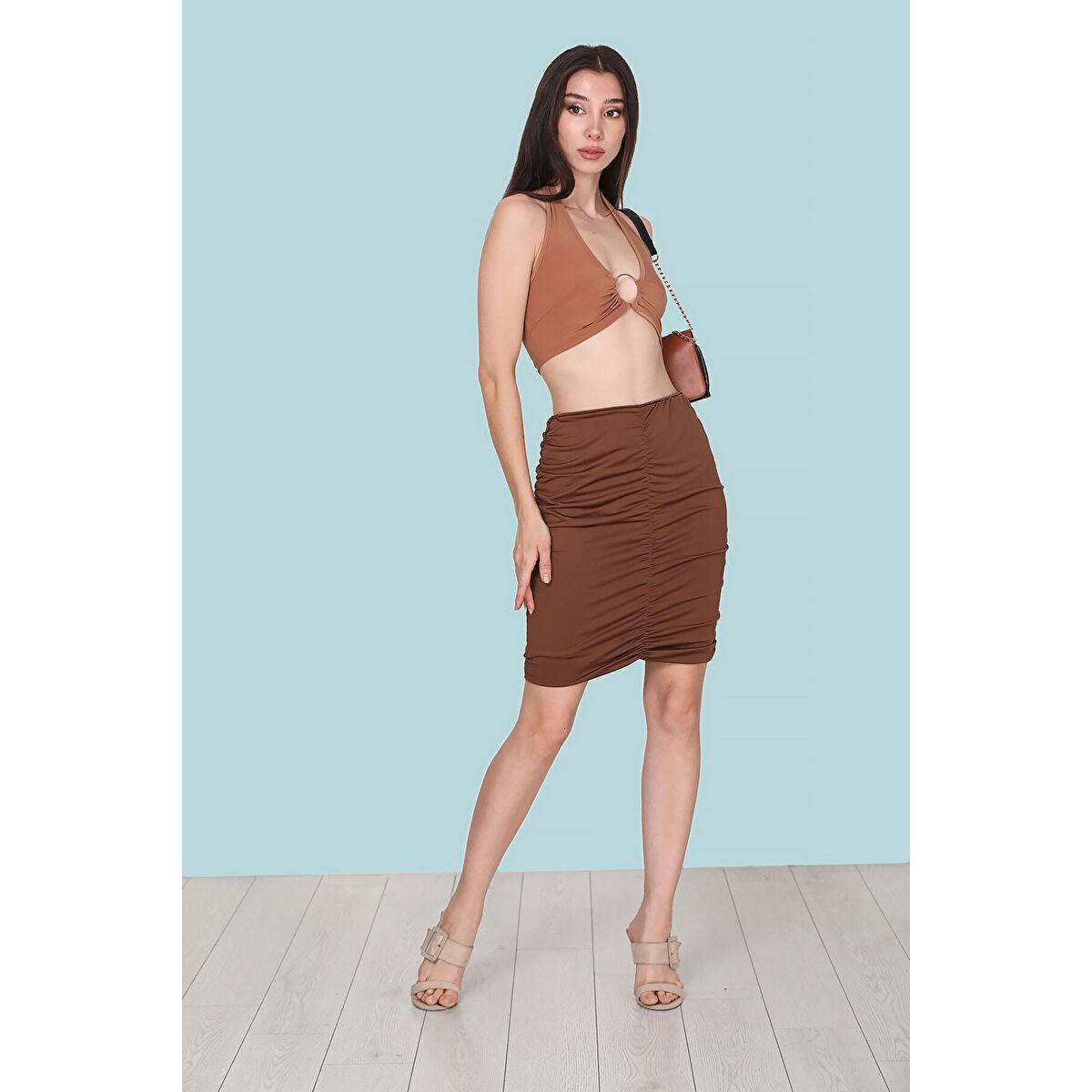 

Женская присборенная юбка