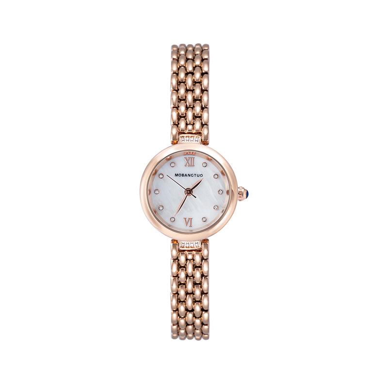 Fashion Women'S Hand Fritillary Face Diamond Bracelet Steel Belt Quartz Waterproof Temperament Tide Watch
