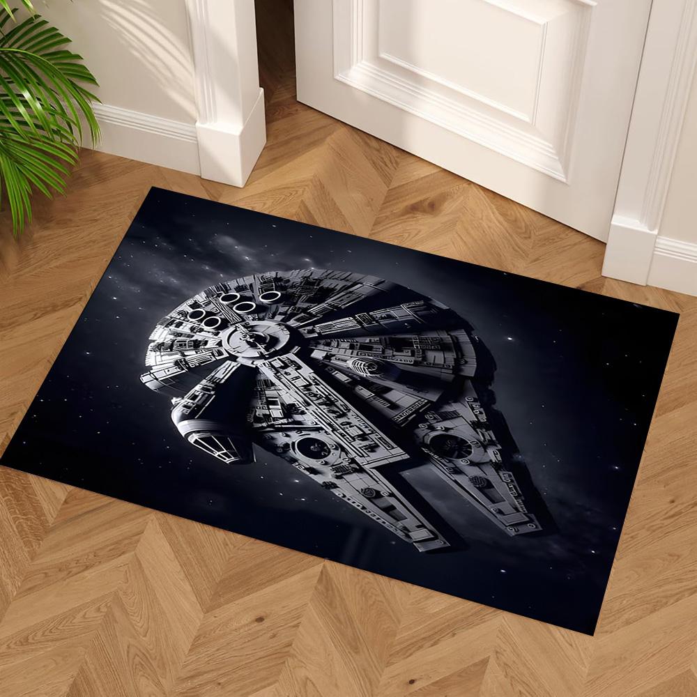 Star Wars Floor Rug Office Rug Design for Balcony Living Rooms Bedrooms Playrooms Anti-slip Rug Office Home Decor Wedding Party Gift