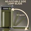 Solar Camping Lantern Foldable Camping Light Waterproof Rechargeable Lantern LED Tent Light for Camping Hiking Fishing Emergency