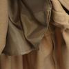 A day in the life UNITED ARROWS Long length Pleated skirt Brown Teared Women Used