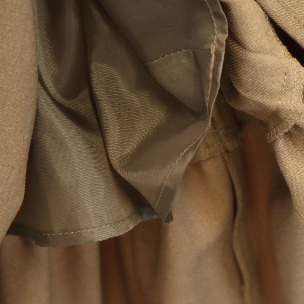 A day in the life UNITED ARROWS Long length Pleated skirt Brown Teared Women Used