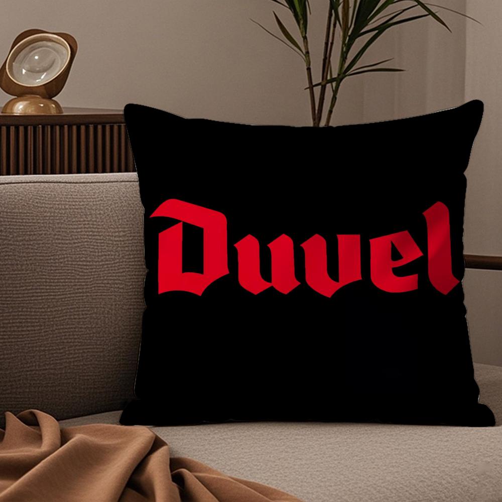 Cool Protective DDuvel Beer Pillow Case Silky elegant Comfort Sofa Bed Invisible zipper