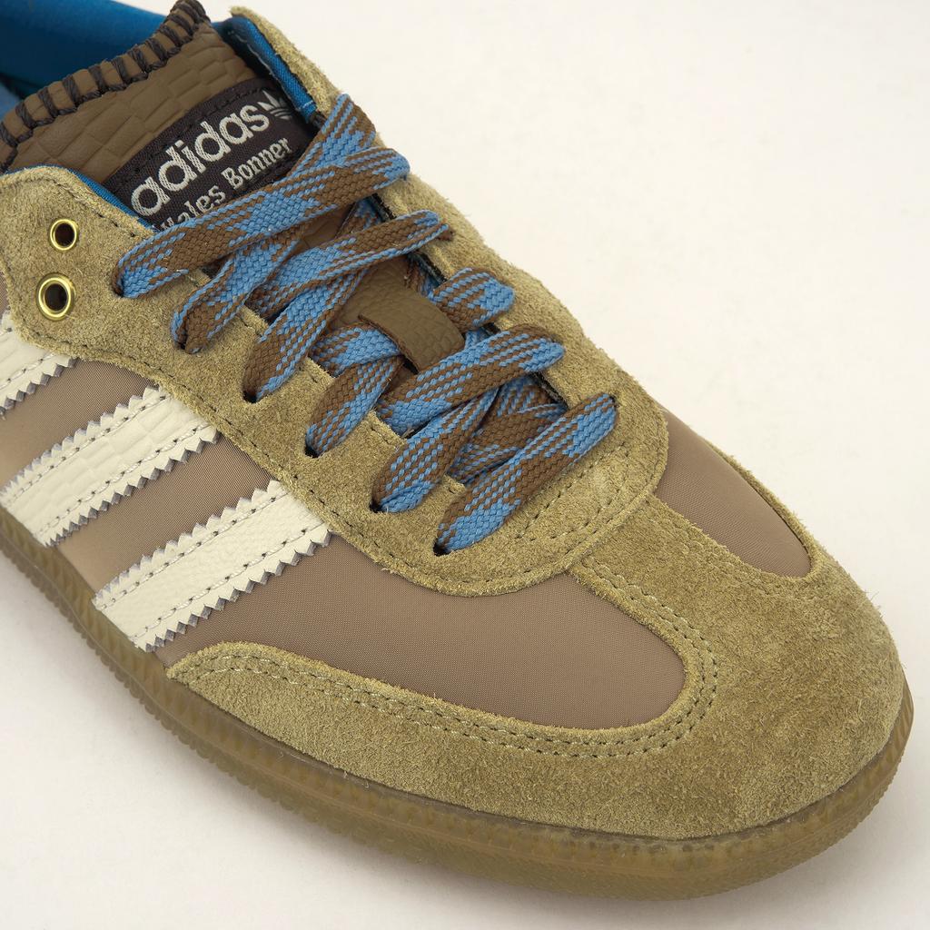 Wales Bonner x adidas Samba Nylon Desert White Unisex Sneaker Braun Wunderweiß Aschblau IH3261
