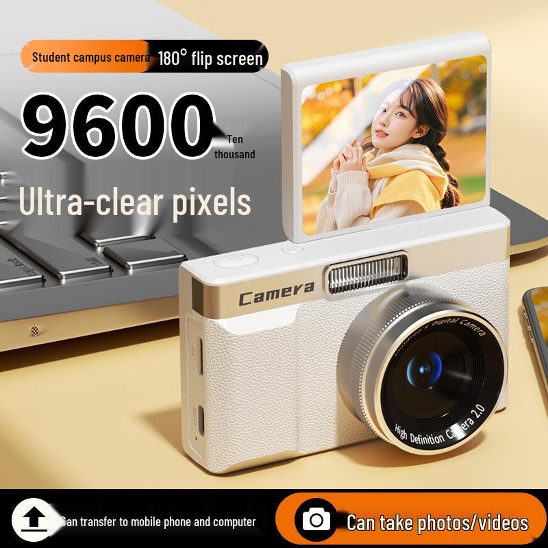 Retro Flip Screen HD Instant Pixel Camera for Students