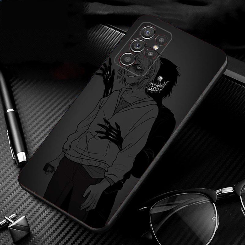 Phone Case For Samsung Galaxy S26 S25 S24 S23 S22 S21 Ultra S24 S23 S22 S21 S25 Plus S24 FE Horror Ghost Girl Art