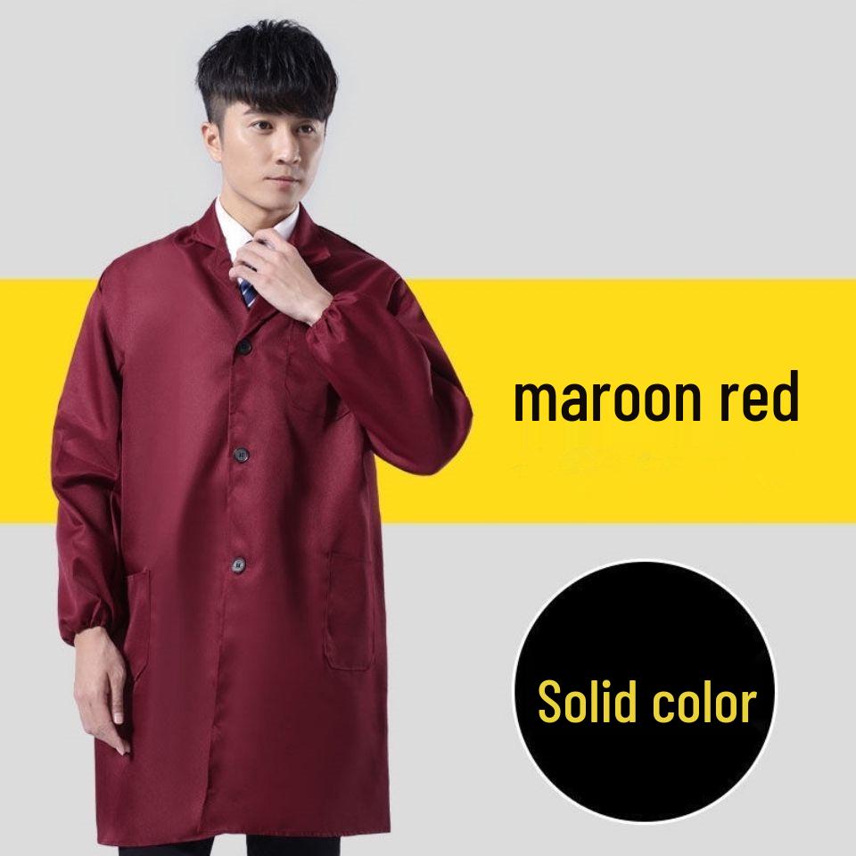 Unisex Dustproof Camouflage Labor Protection Coats with Logo Printing Option - Blue Long Coats