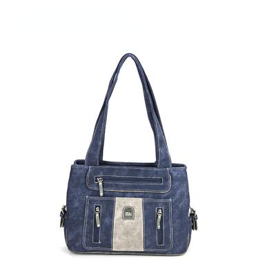 Módny dizajn Dámska taška Denim Modrá taška cez rameno Crossbody Ležérna Všestranná módna taška