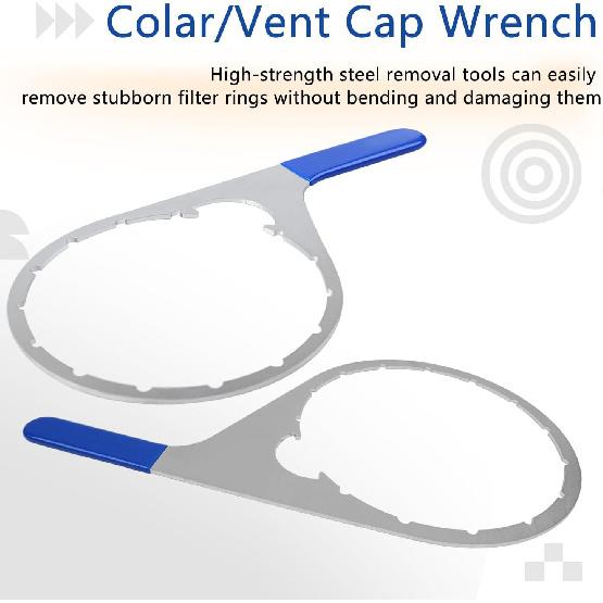 6 Inch & 8 Inch Colar/Vent Cap Fuel Filter Wrench For 380134 382 & 482 483 782 Compatible With Detroit Diesel Truck Engines, Navistar Engines Diesel