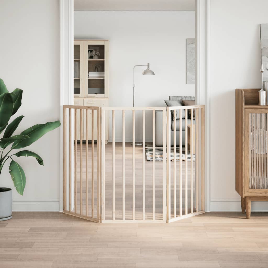 Vidaxl Foldable Pet Safety Gate, 3 Panels, 150 Cm