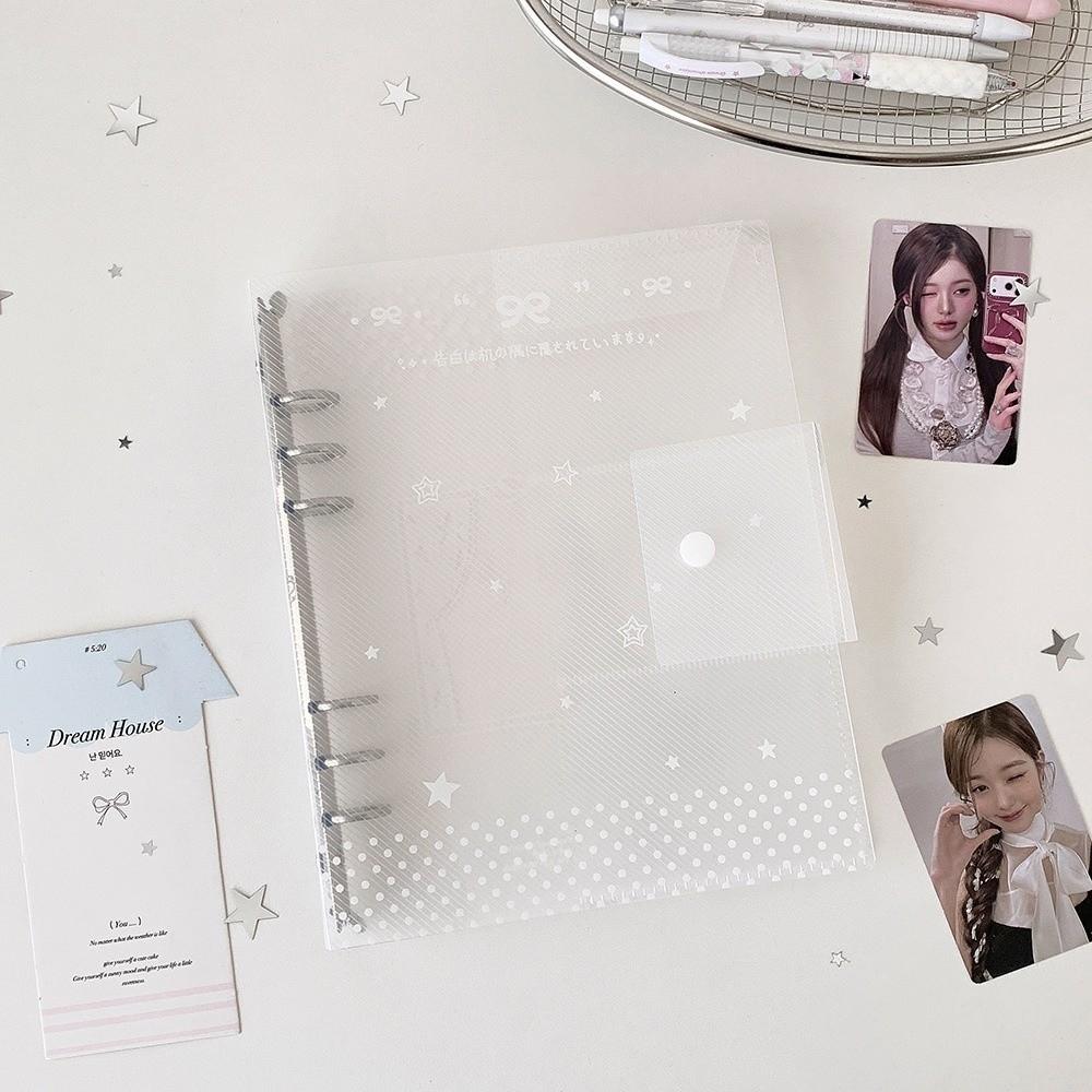 A5 Size Loose Leaf Binder Cover 3 Inch Width Photo Storage Folder  DIY Scrapbooking