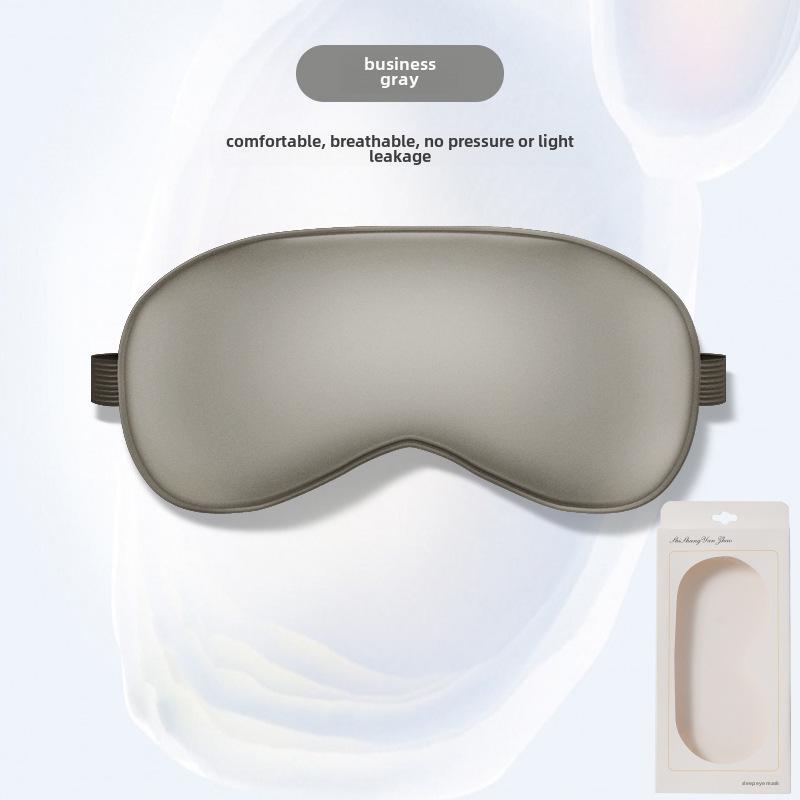 Masque pour les yeux en soie double face pour hommes et femmes: Options de blocage de la lumière et de compresses chaudes/froides pour le sommeil et la relaxation