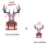 Záplaty na oblečení Vánoční kozí žehlička na oblečení Heat Transfer Stickers Diy samolepky na oblečení