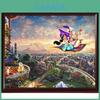 Exquisite Mermaid Princess Canvas Print Whimsical Childrens Bedroom Wall Art
