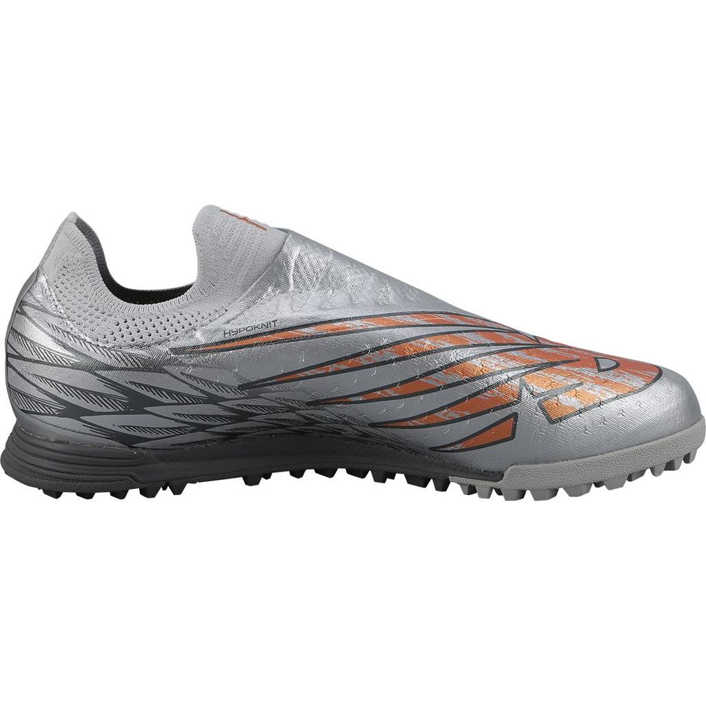 New Balance Furon V7 Pro Low Top Round Toe Lace-Up High-End Adult TF Men Soccer Shoes Silver Gray SF1TGG7-2E