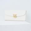 Paul Joe Accessoires Flap Long Wallet 3D Cat Face Ivory & PJA-W1381