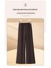 Women's Straight Wide-Leg High-Waist Pants for Spring/Autumn 2026 - Casual, Versatile Fashion for Middle-Aged & Elderly