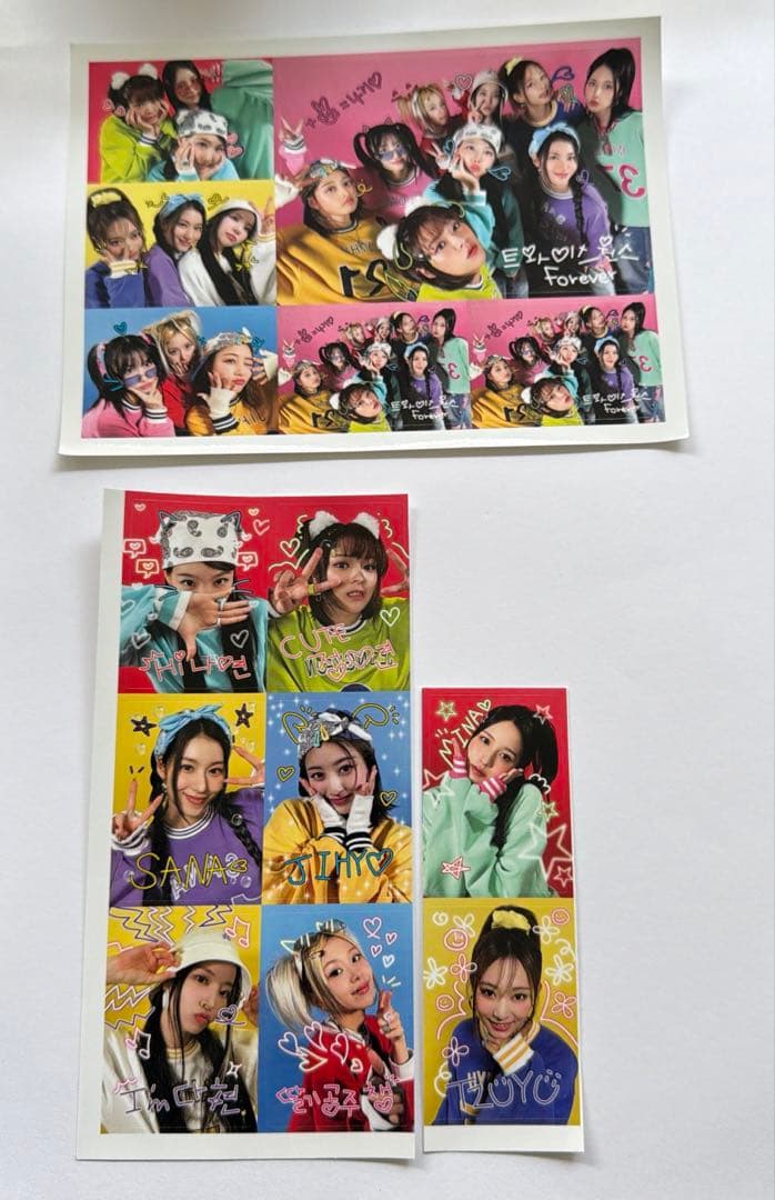[USED] TWICE Korea fan club ONCE 4th generation membership bonus Purikura