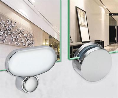 Badezimmerspiegel Glas Befestigungszubehör Werbeplatte Glasklemme Befestigungsclip