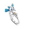 New 925 Silver Ring Zircon Shell Honey Jar Bow Ring Original S925 Finger Wedding Ring DIY Women's High Jewelry Gift