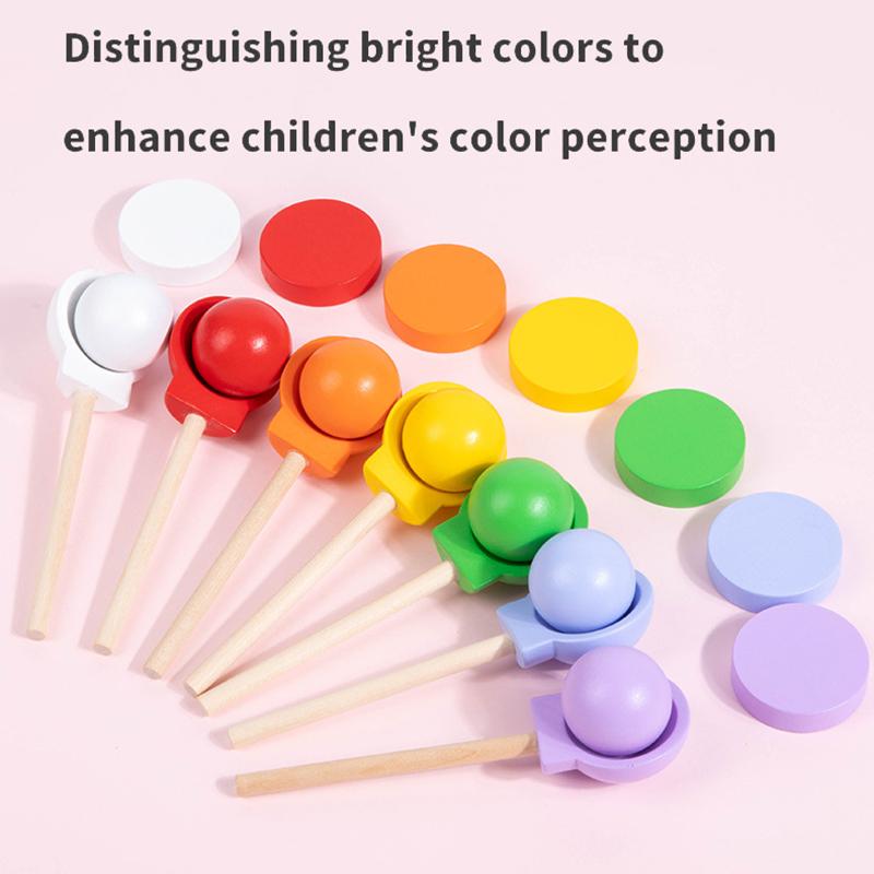 Baby Wooden Montessori Sensory Toys Permanence Objects Target Coin Box Color Ball Sorting Games Fine Motor Skill Education Toys