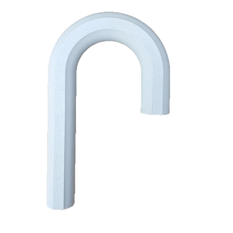 Brake Hose Guide Organizer, Plastic Open Channel Routing Piece for Cleaner Hose Placement in Service Work Use Aid